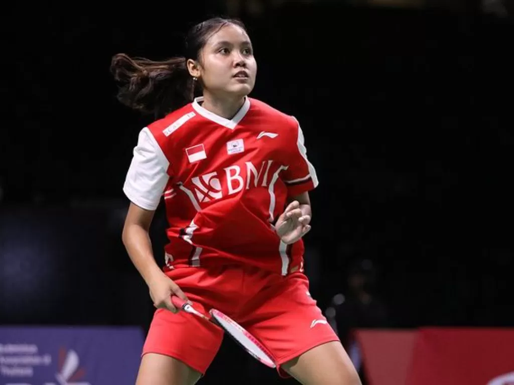Pebulu tangkis tunggal putri Indonesia, Bilqis Prasista. (Instagram/@badminton.ina)