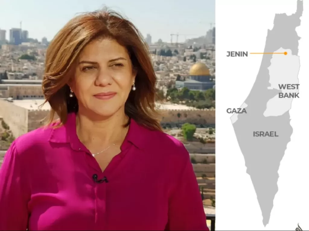 Shireen Abu Akleh jurnalis Al Jazeera tewas ditembak peluru Israel. (Foto/Al Jazeera)