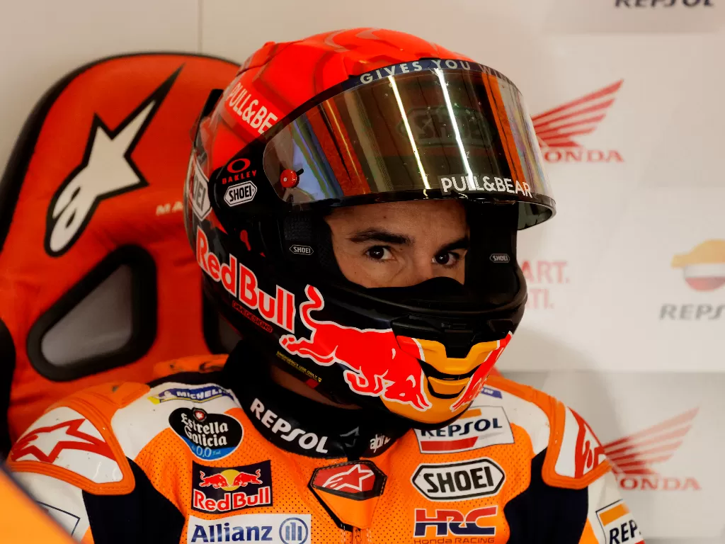 Pembalap MotoGP, Marc Marquez. (REUTERS/Jon Nazca)