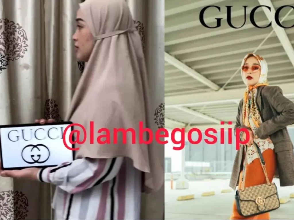 Tren Model Gucci Ririe Fairus (Instagram/@lambegosiip)