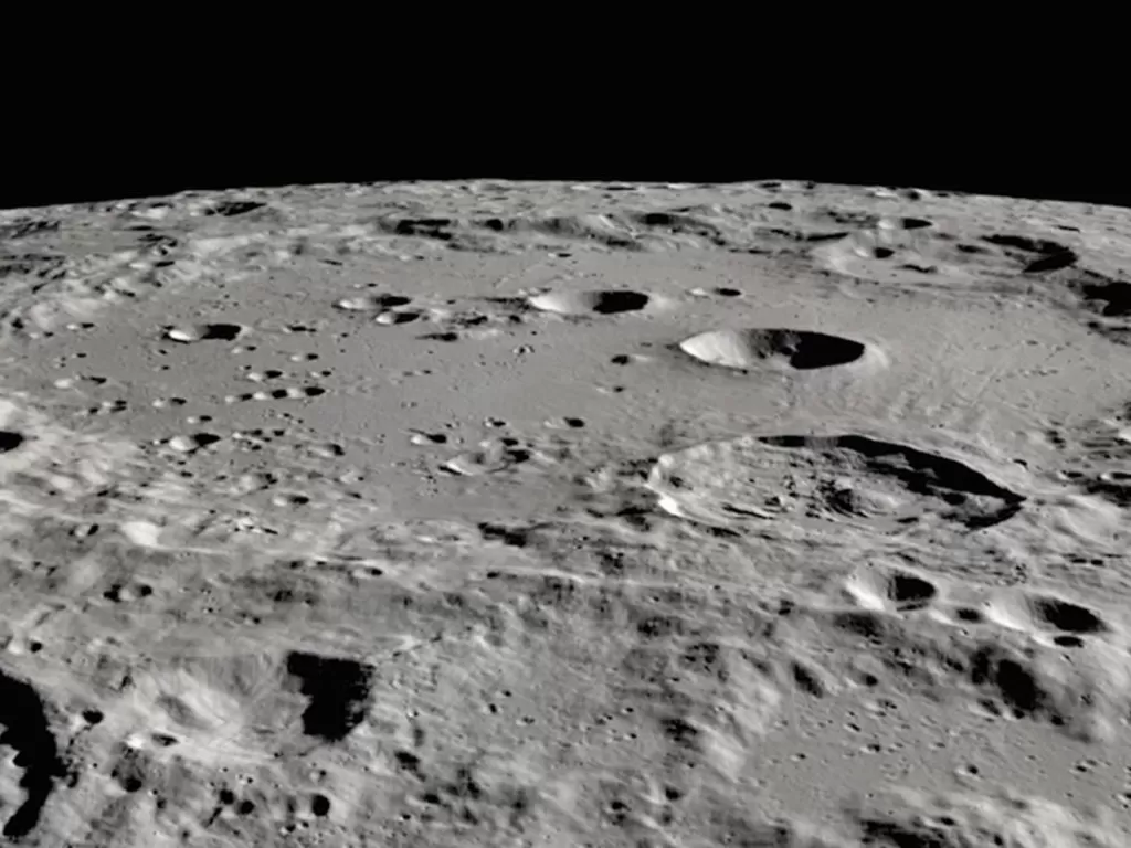 Potret tanah di Bulan. (Dok. NASA)