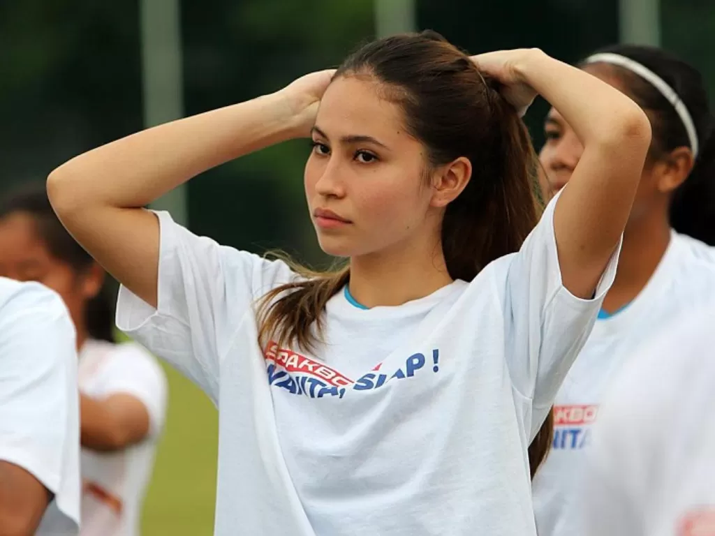 Pemain sepak bola wanita Indonesia Sabreena Dressler. (Instagram/@sabreenadressler)