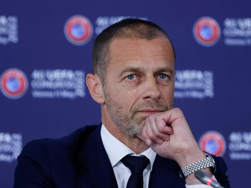 Presiden UEFA, Aleksander Ceferin. (REUTERS/Leonhard Foeger)