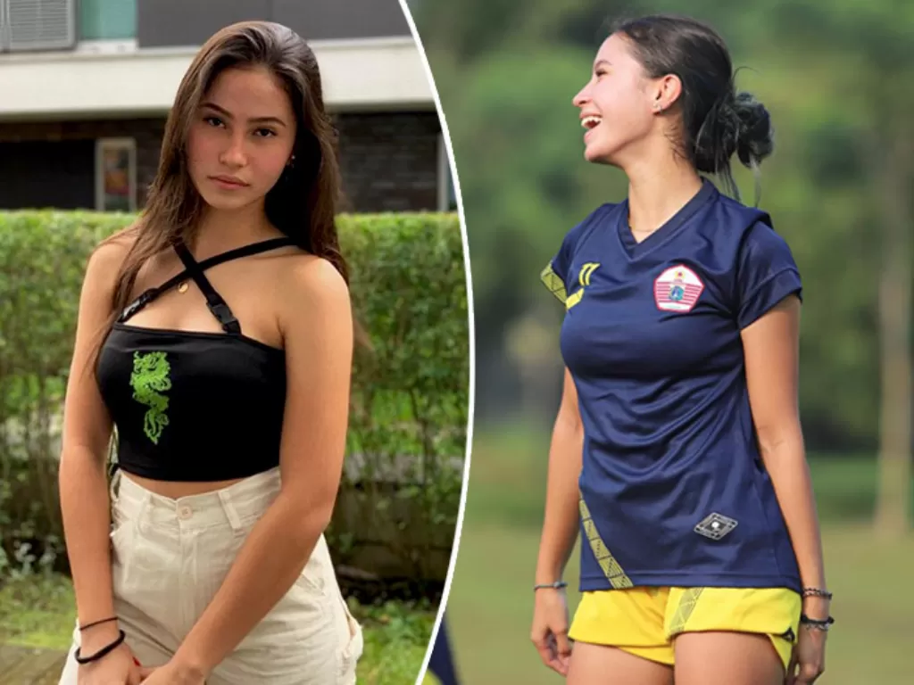 Sabreena Dressler, pesepakbola putri Indonesia. (Instagram/sabreenadressler)