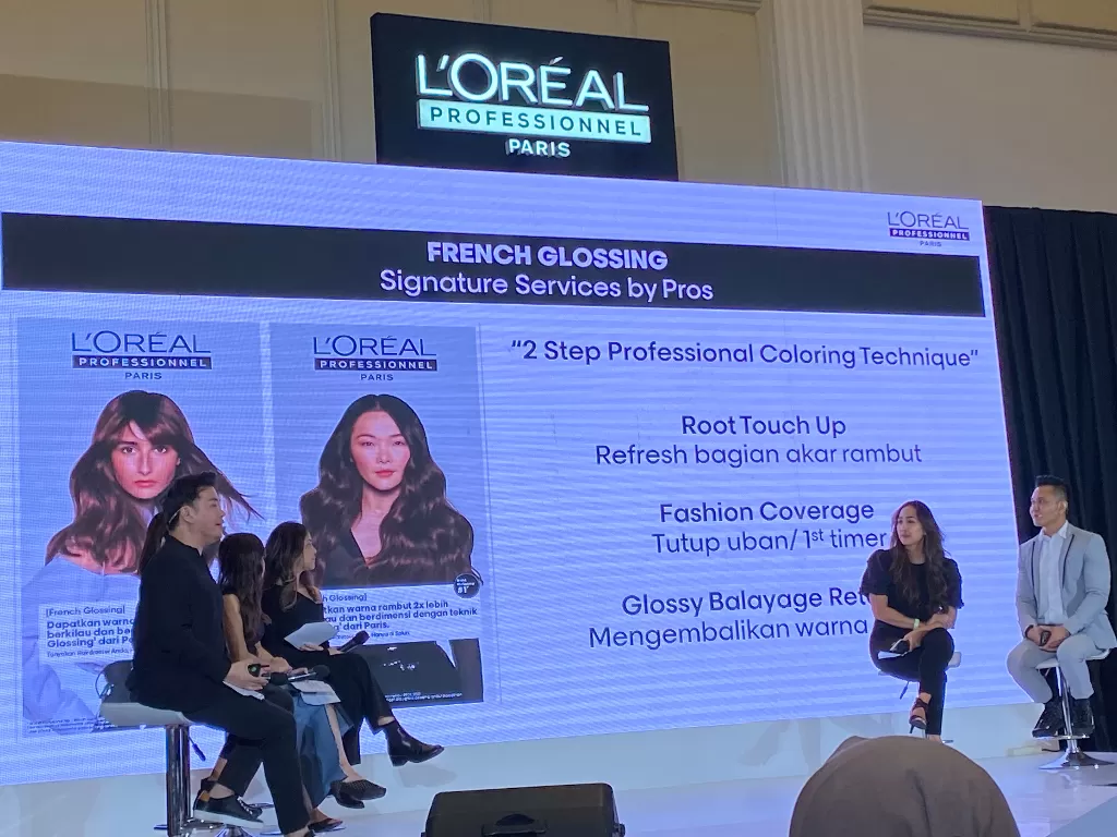 Press Conference The Launch of The New Signature Service French Glossing L'OREAL (INDOZONE/Nandya)