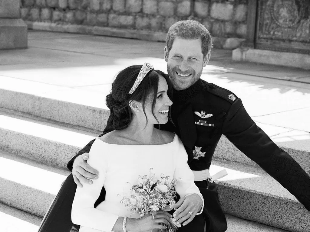Pernikahan Meghan Markle dan Pangeran Harry. (Instagram/@meghanmarkel_official)