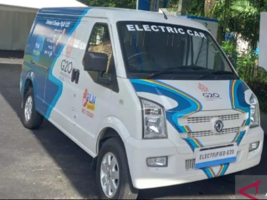 DFSK libatkan minibus listrik Gelora E di KTT G20 (ANTARA/HO)