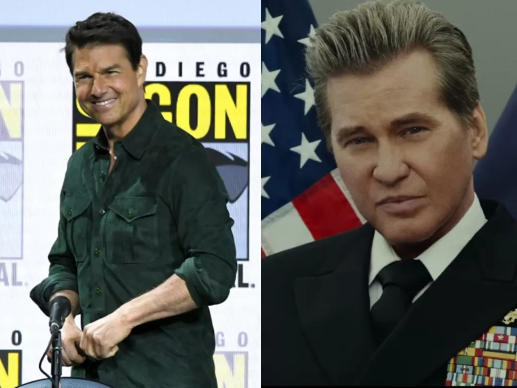 Tom Cruise dan Val Kilmer (IMDb)
