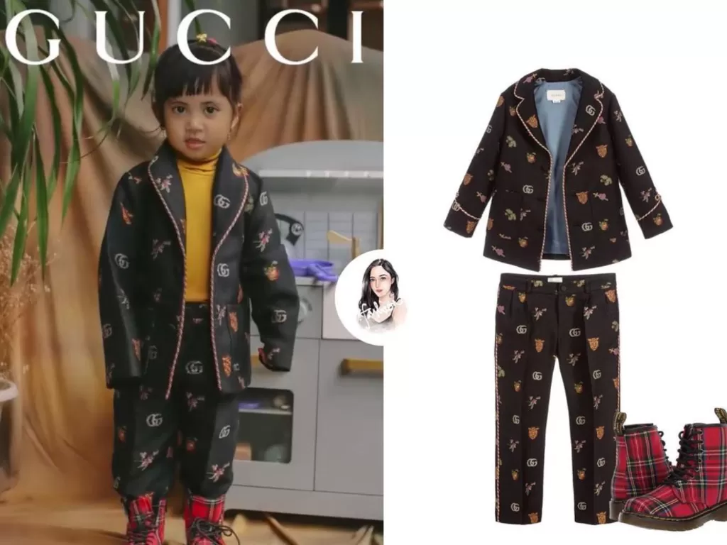 Outfit Gucci Challenge Chava (Instagram/@rachelvennya.fashion)