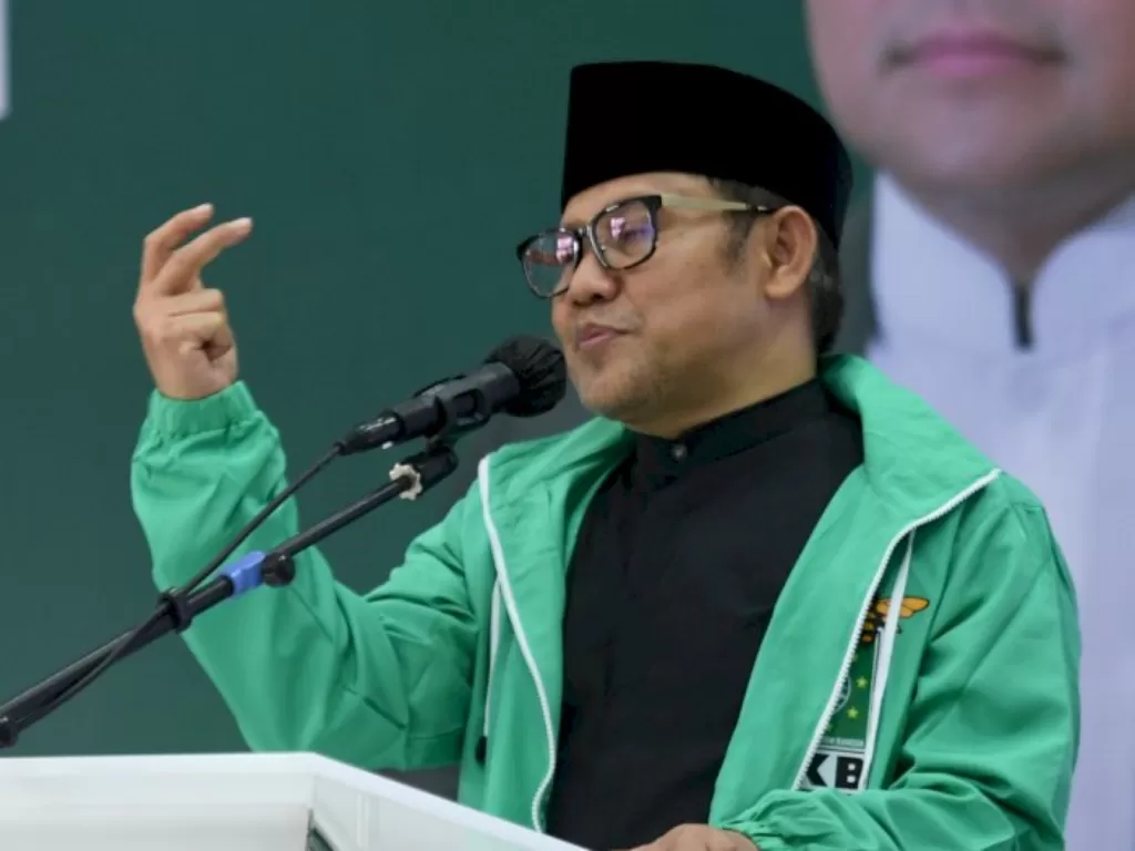Ketua Umum PKB sekaligus Wakil Ketua DPR RI Abdul Muhaimin Iskandar. (ANTARA/Hafidz Mubarak A)