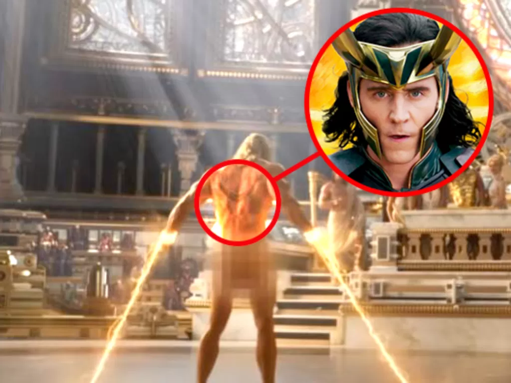 Ada tato Loki di punggung Thor. (Photo/Marvel Entertainment)