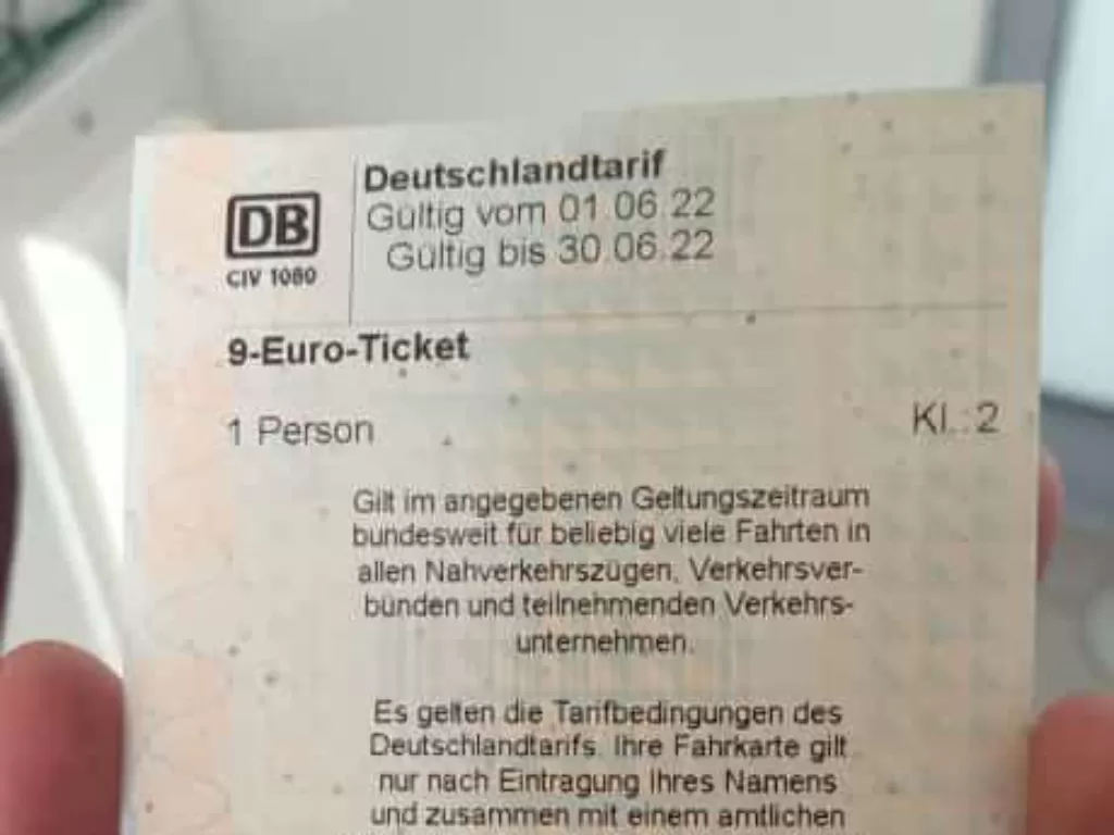 Tiket 9 Euro bisa keliling Jerman sepuasnya (Aulia Kurnia Hakim/IDZ Creators)