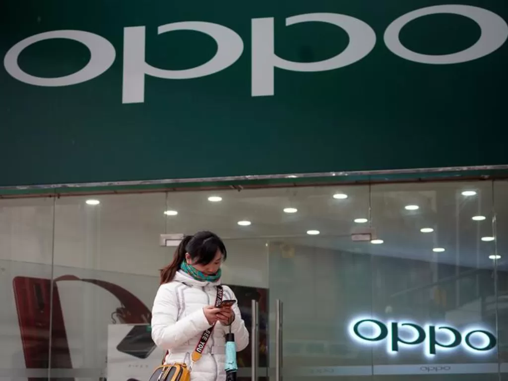 OPPO jadi brand paling laris di Indonesia pada Q1 2022. (REUTERS/Aly Song)