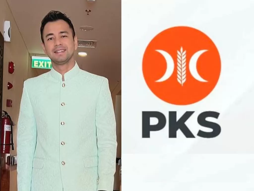 Kiri: Raffi Ahmad, Kanan: Logo PKS. (Instagram/@raffinagita1717/@pk_sejahtera).