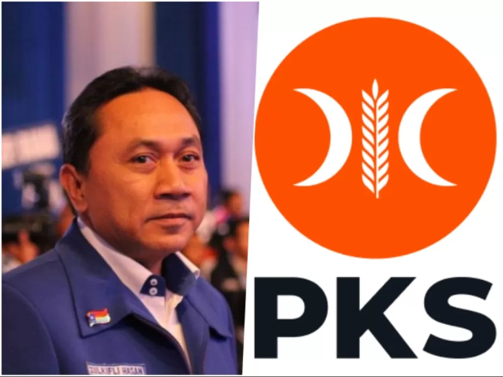 Ketua Umum PAN Zulkifli Hasan. (Dok. PAN) dan Logo PKS. (Dok. PKS)