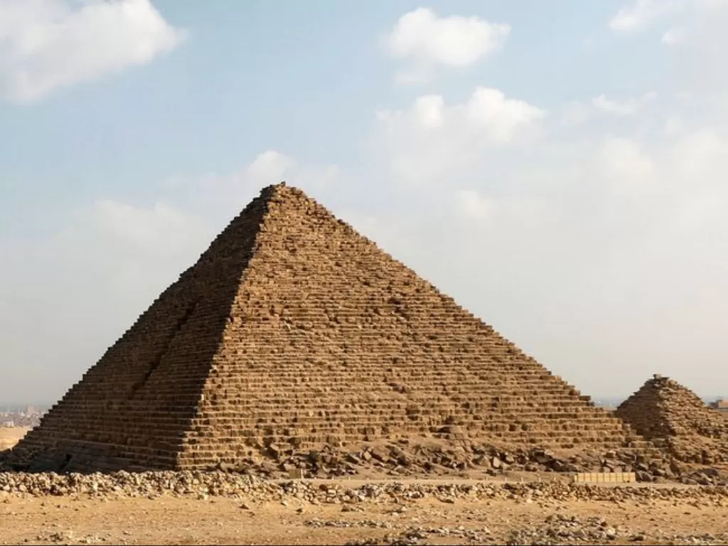 Ilustrasi piramida Mesir kuno. (Reuters)
