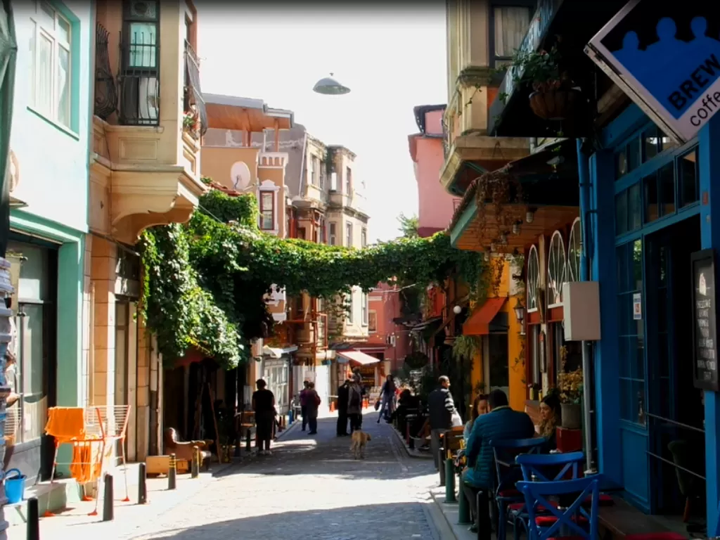 Balat, kawasan tertua di Istanbul, Turki. (Elisa Oktaviana/IDZ Creators)