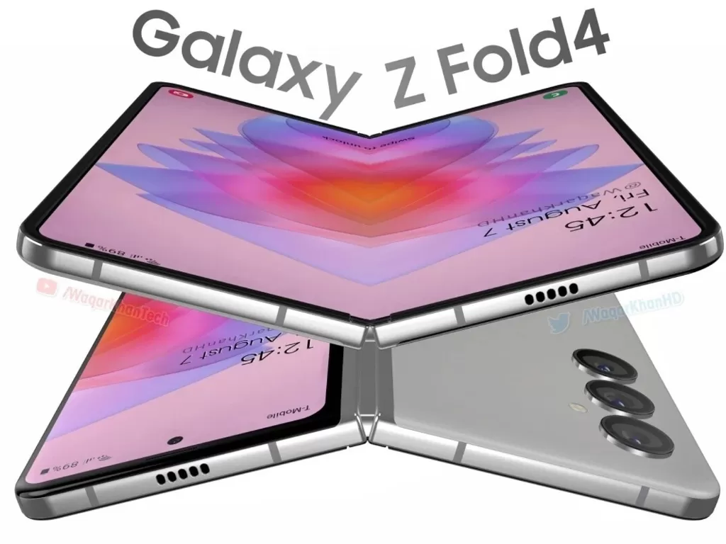 Samsung Galaxy Z Fold 4. (Twitter/@WaqarKhanHD)