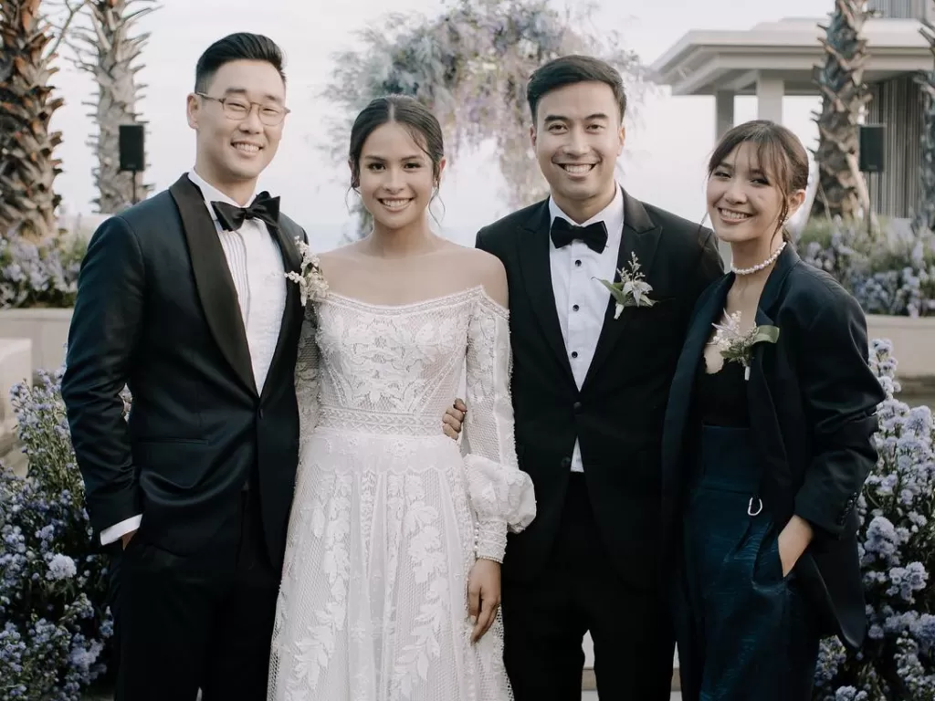 Vidi Aldiano di resepsi pernikahan Maudy Ayunda dan Jesse Choi. (Instagram/vidialdiano)