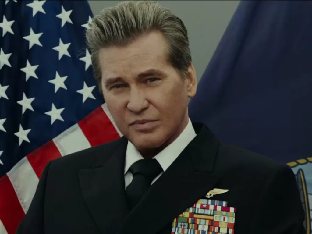 Val Kilmer memerankan Iceman dalam Top Gun: Maverick (Istimewa)