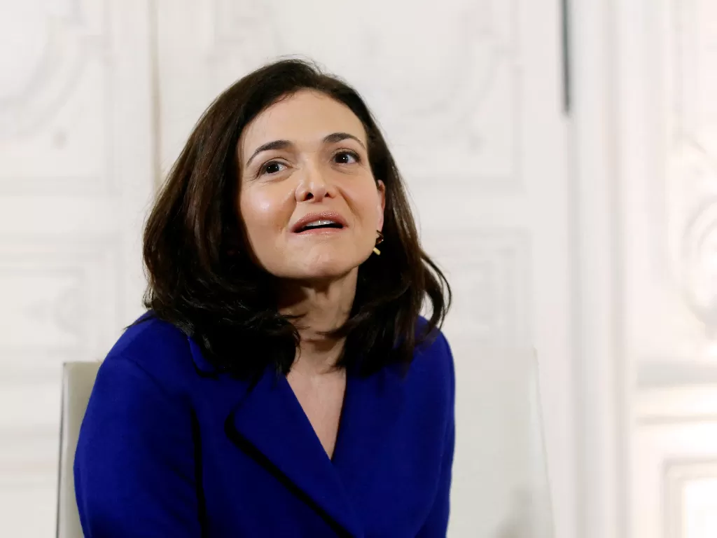 Sheryl Sandberg resign dari Meta. (REUTERS/Thibault Camus)