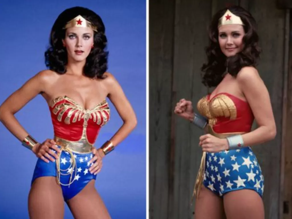 Aktris senior Lynda Carter yang sempat menjadi Wonder Woman di serial TV tahun 1976. (Istimewa).