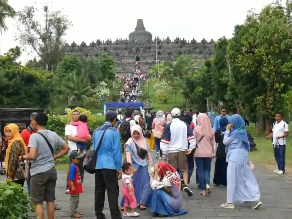 Candi Borobudur, Magelang, Jawa Tengah. (Rudi Hartono/IDZ Creators)