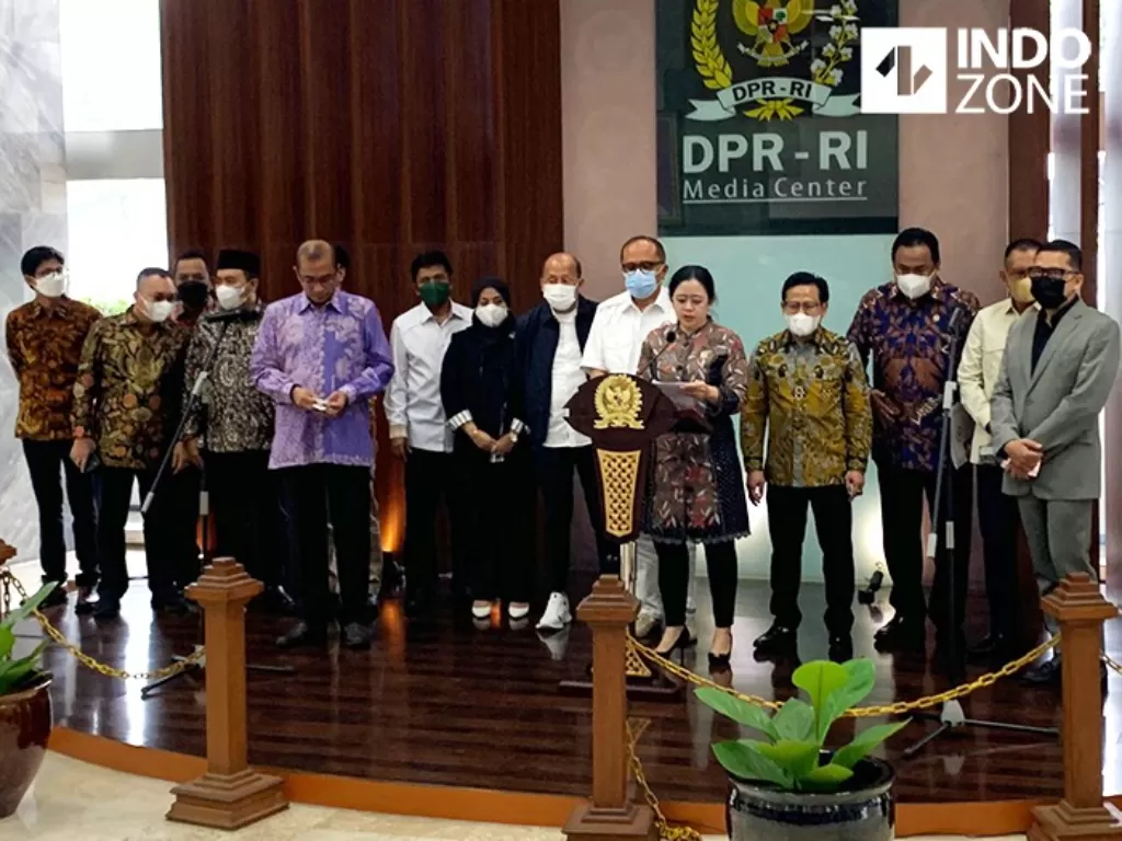 Pimpinan DPR bertemu dengan KPU (INDOZONE/Harits Tryan)