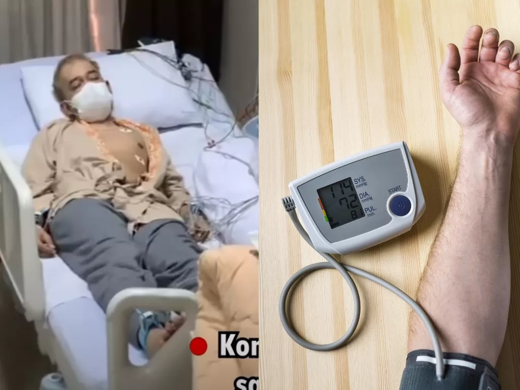 Ruben Onsu mengalami tekanan darah rendah. (YouTube/The Onsu Family/Freepik)