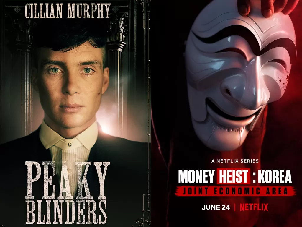 Musim terakhir Peaky Blinders dan Money Heist versi Korea tayang di Netflix Juni 2022 (Istimewa)