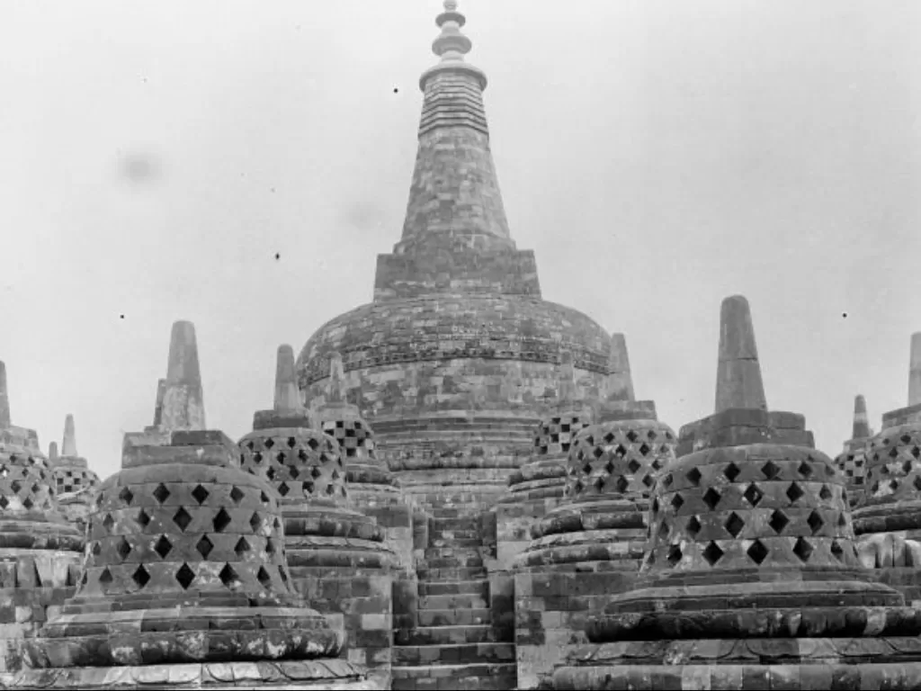 Ilustrasi Candi Borobudur. (Wikipedia)