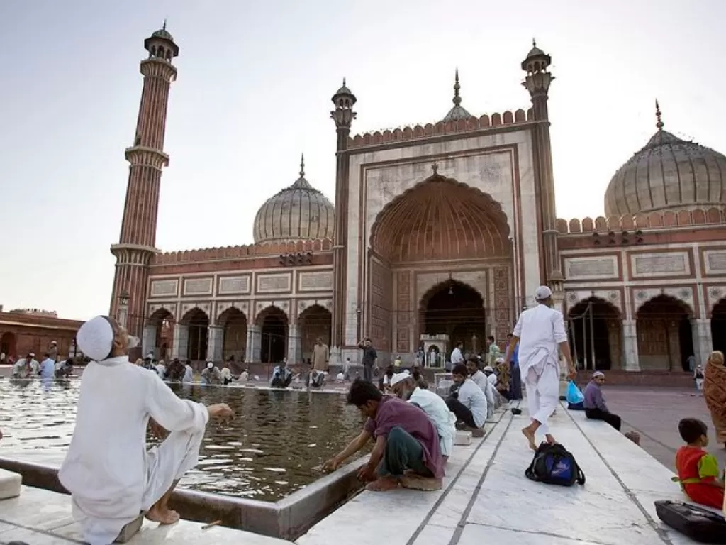 Ilustrasi warga India yang beragama Muslim di New Delhi, India. (The Hindu Business Line)