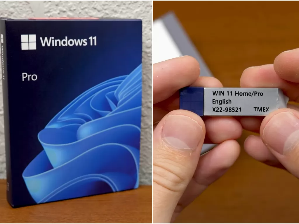 Tampilan fisik Windows 11. (Screenshoot/YouTube/Michael MJD)