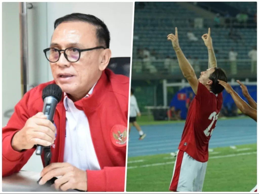 Mochamad Iriawan. (Dok. PSSI) dan Marc Klok merayakan gol ke gawang Kuwait di Kualifikasi Piala Asia 2023. (Dok. PSSI)