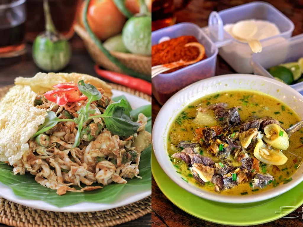 Makanan khas Sunda (Instagram/@warungsateshinta/@e_ndro)