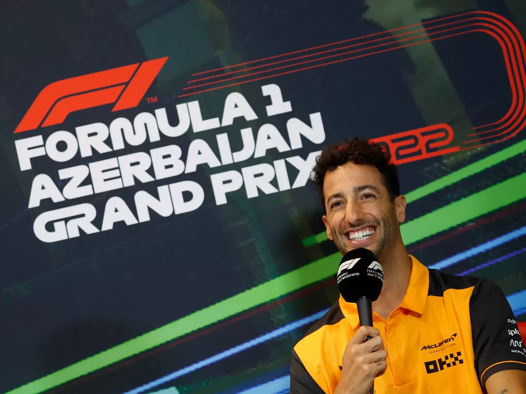 Pebalap Formula 1,  Daniel Ricciardo. (REUTERS/Murad Sezer)