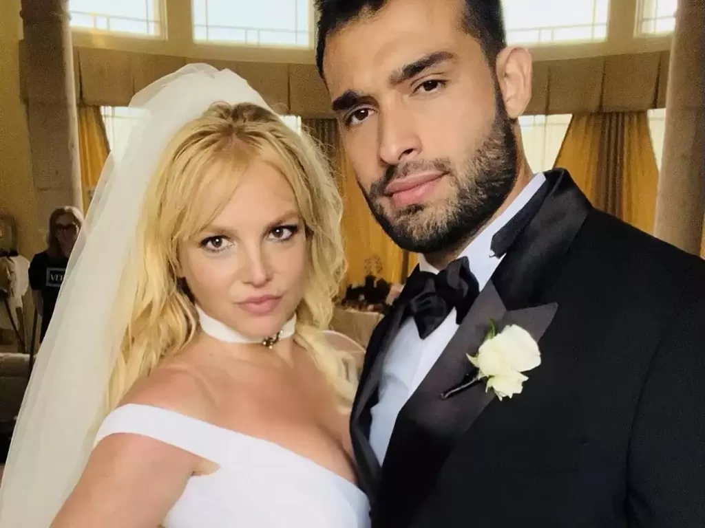Pernikahan Britney Spears dan Sam Asghari. (Instagram/britneyspears)
