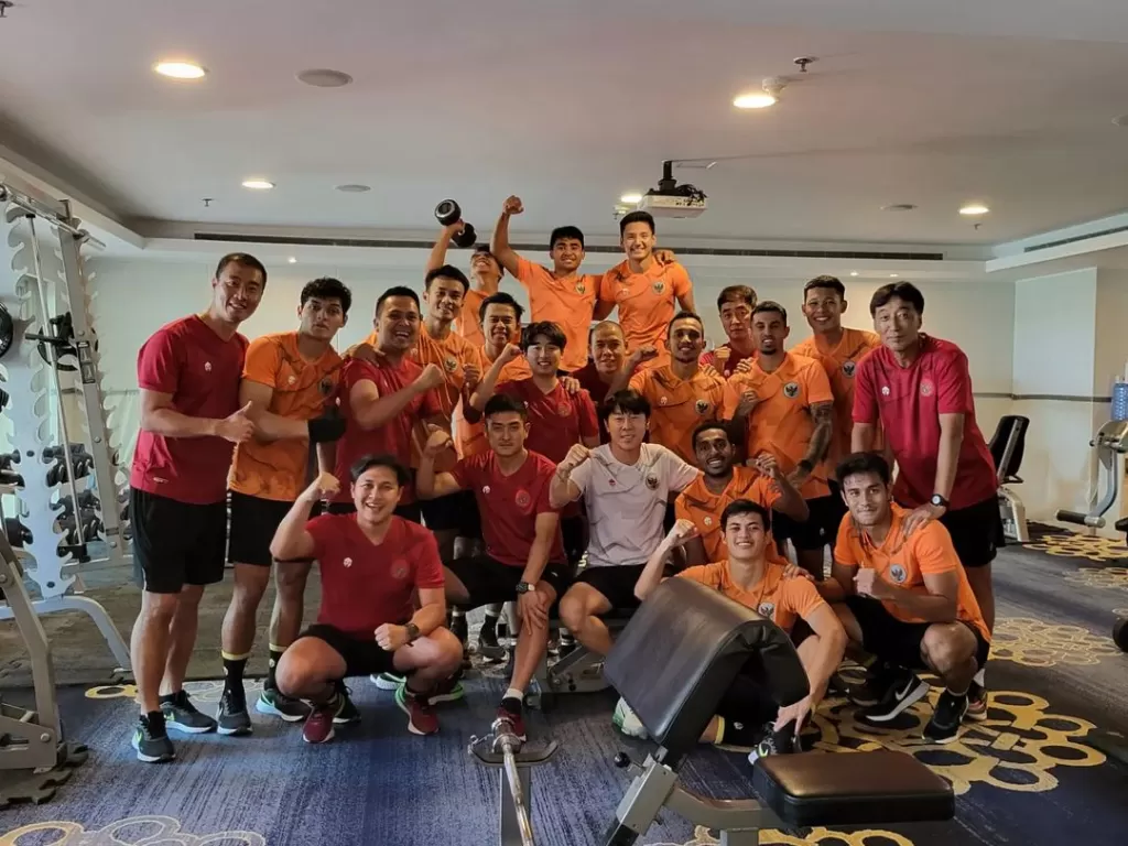 Pemain Timnas Indonesia yang akan melawan Nepal di Kualifikasi Piala Asia 2022. (Instagram/shintaeyong7777)
