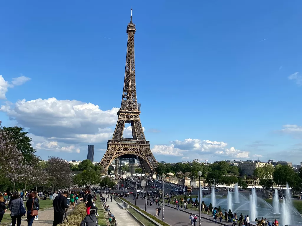 Menara Eiffel, Paris, Perancis. (Dada Sabra Sathilla/IDZ Creators)