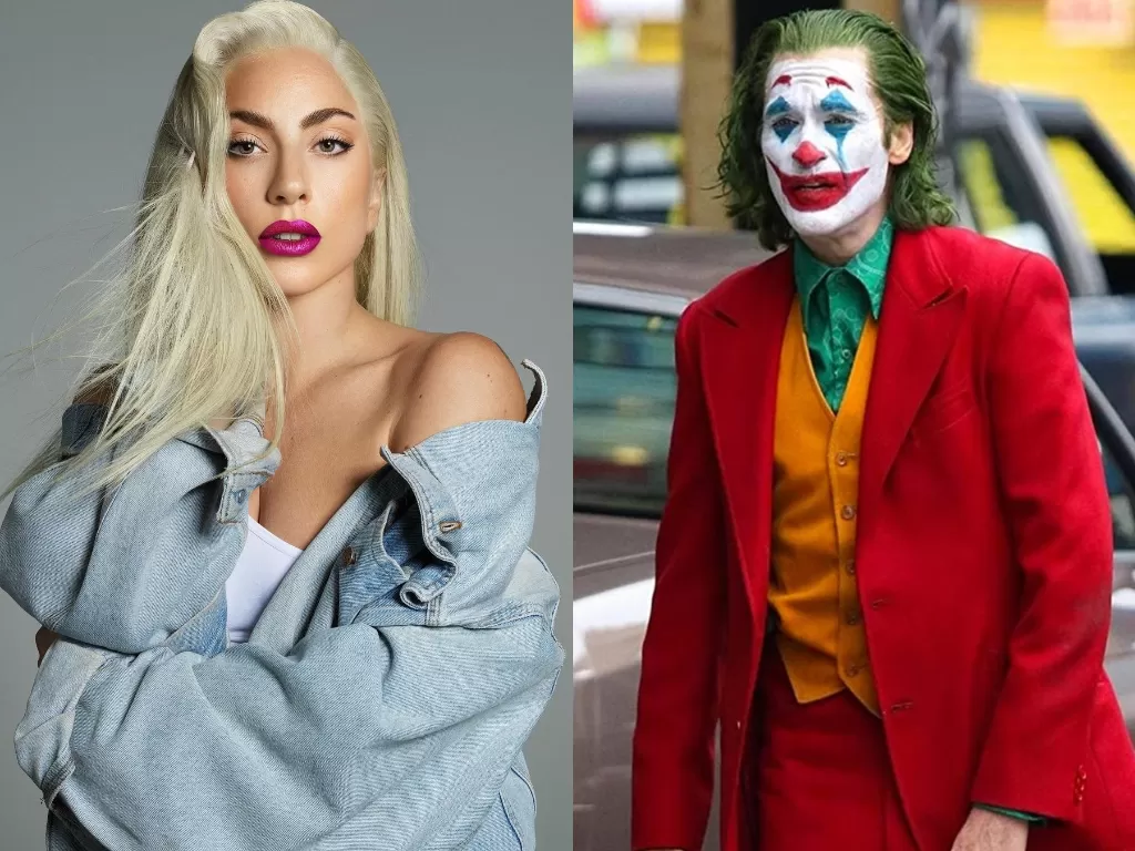 Kiri: Lady Gaga (Instagram/ladygaga) | Kanan: Joaquin Phoenix dalam perannya sebagai Arthur Flex di Joker (Istimewa)