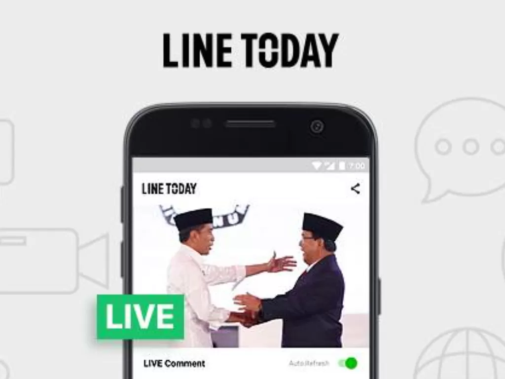 Ilustrasi tampilan Line Today. (Dok. Line Today Indonesia)