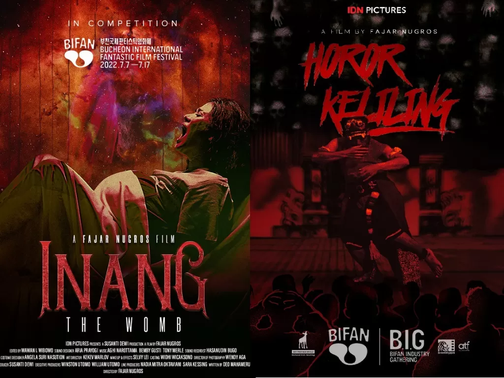 Dua film horo Indonesia di Bifan 2022. (Istimewa).