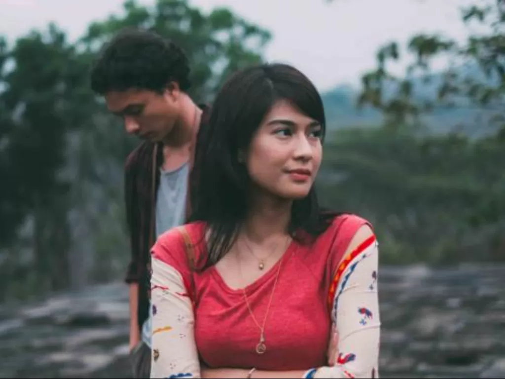 Dian Sastrowardoyo saat syuting di Yogyakarta (Phinemo)