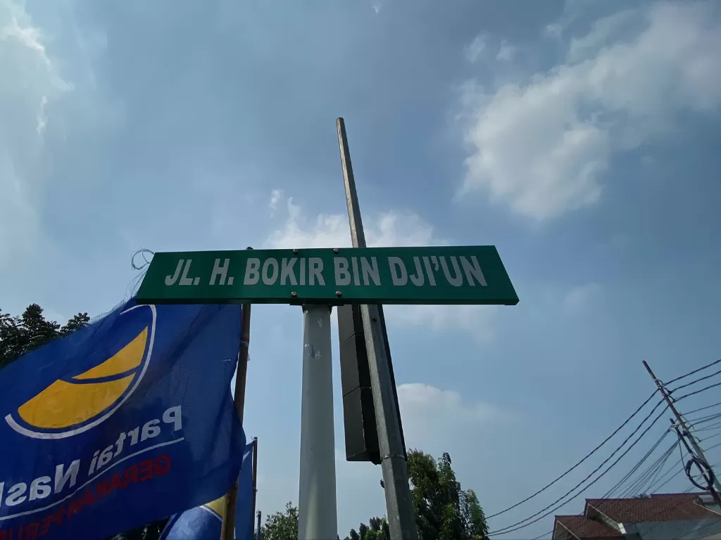 Nama H Bokir menjadi nama jalan di Jakarta (Jafriyal/IDZ Creators)