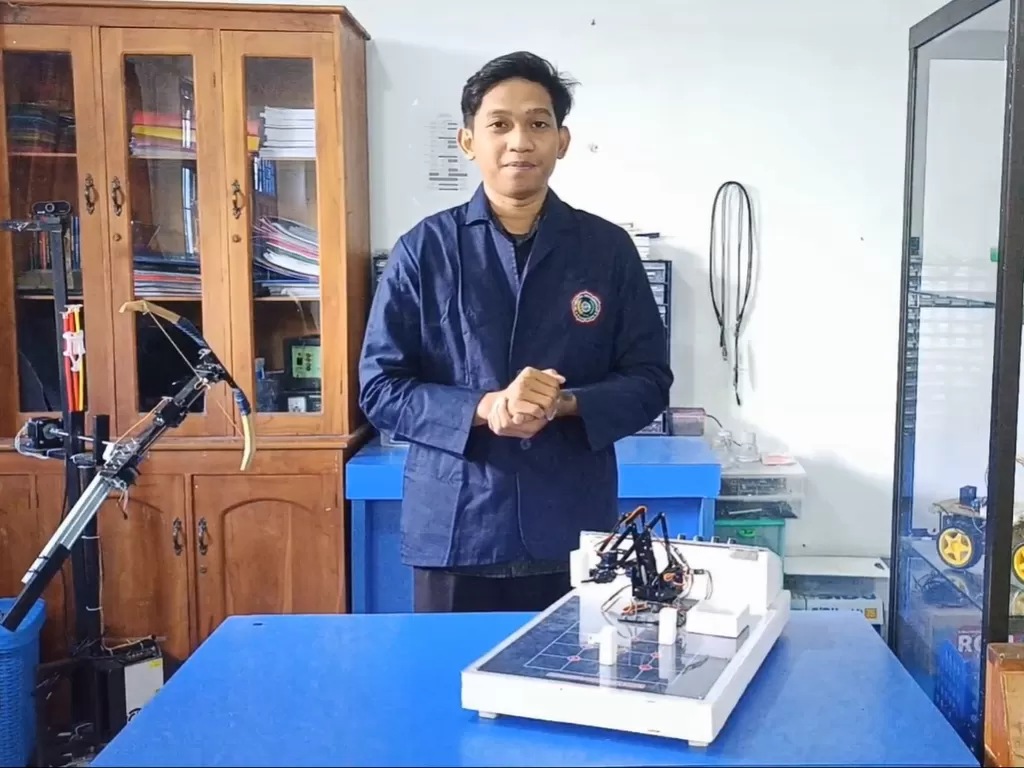 Mahasiswa Indonesia pamerkan robot di Malaysia (Hasruddin/IDZ Creators)