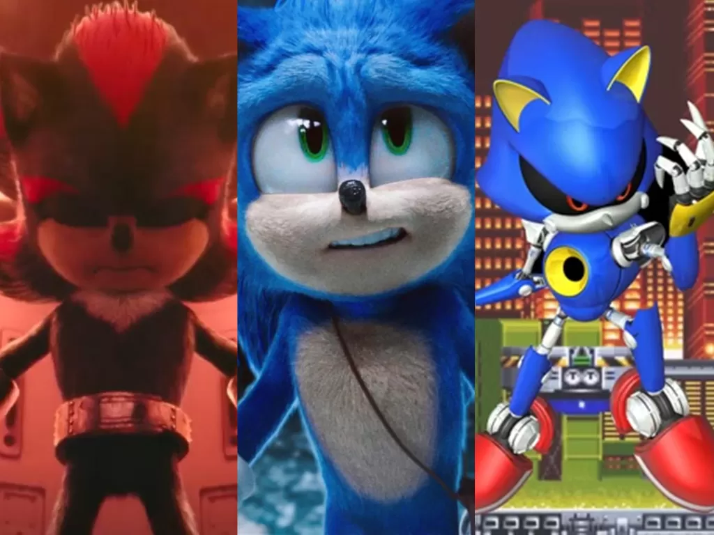 Teori lawan Sonic di film ketiga. (Photo/Sony)
