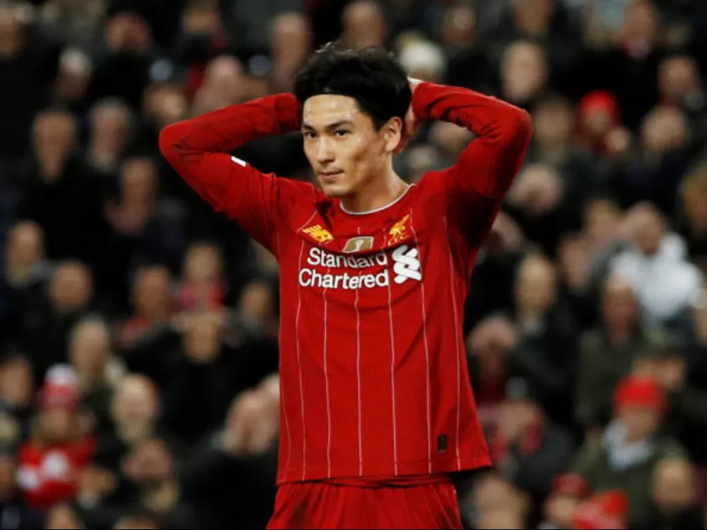Takumi Minamino curhat merasa kurang dihargai Liverpool. (REUTERS/Phil Noble)