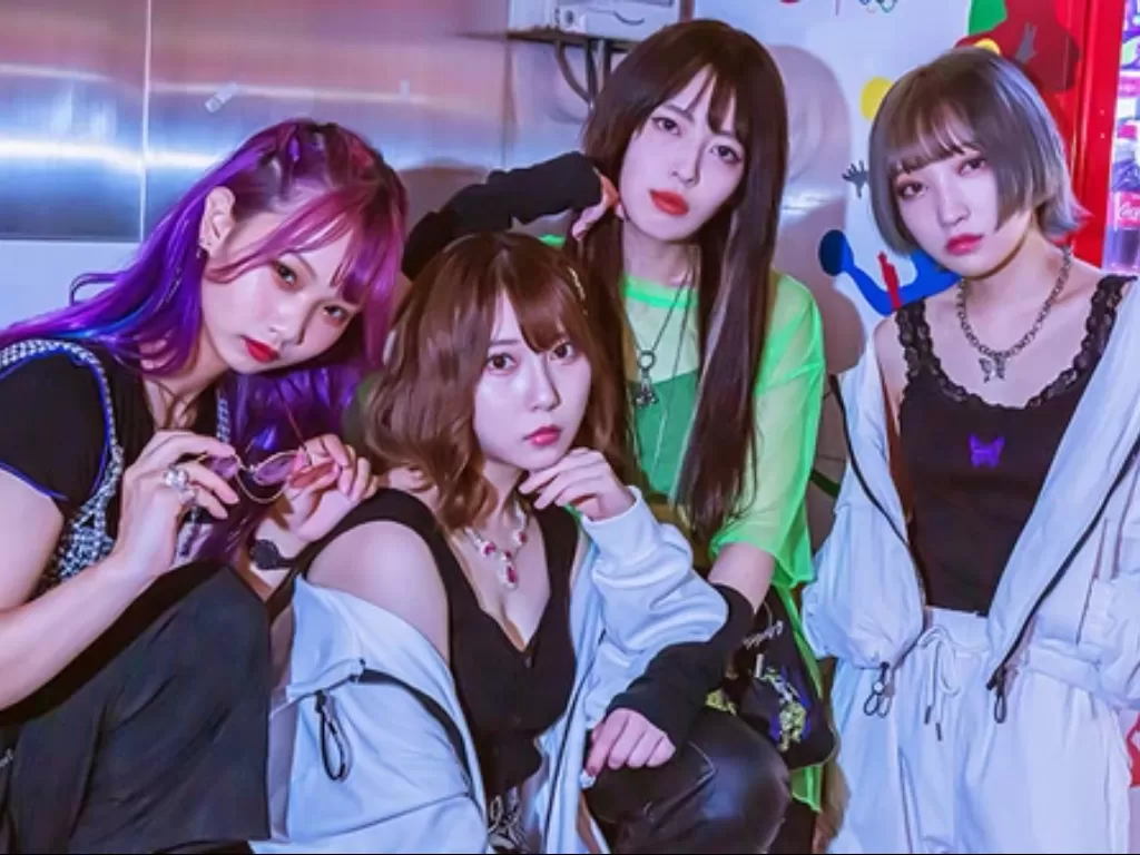 Grup Hanabie asal Jepang yang viral di Tiktok. (Jpop.fandom).