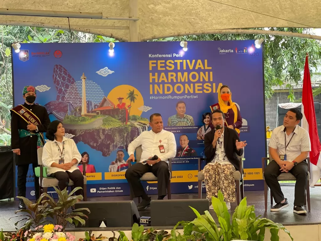Kemendagri dan TMII persembahkan Festival Harmoni Indonesia. (Istimewa).