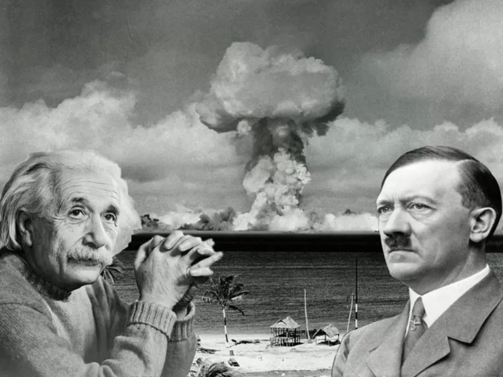 Albert Einstein dan Adolf Hitler dalam konflik yang menegangkan. (History)